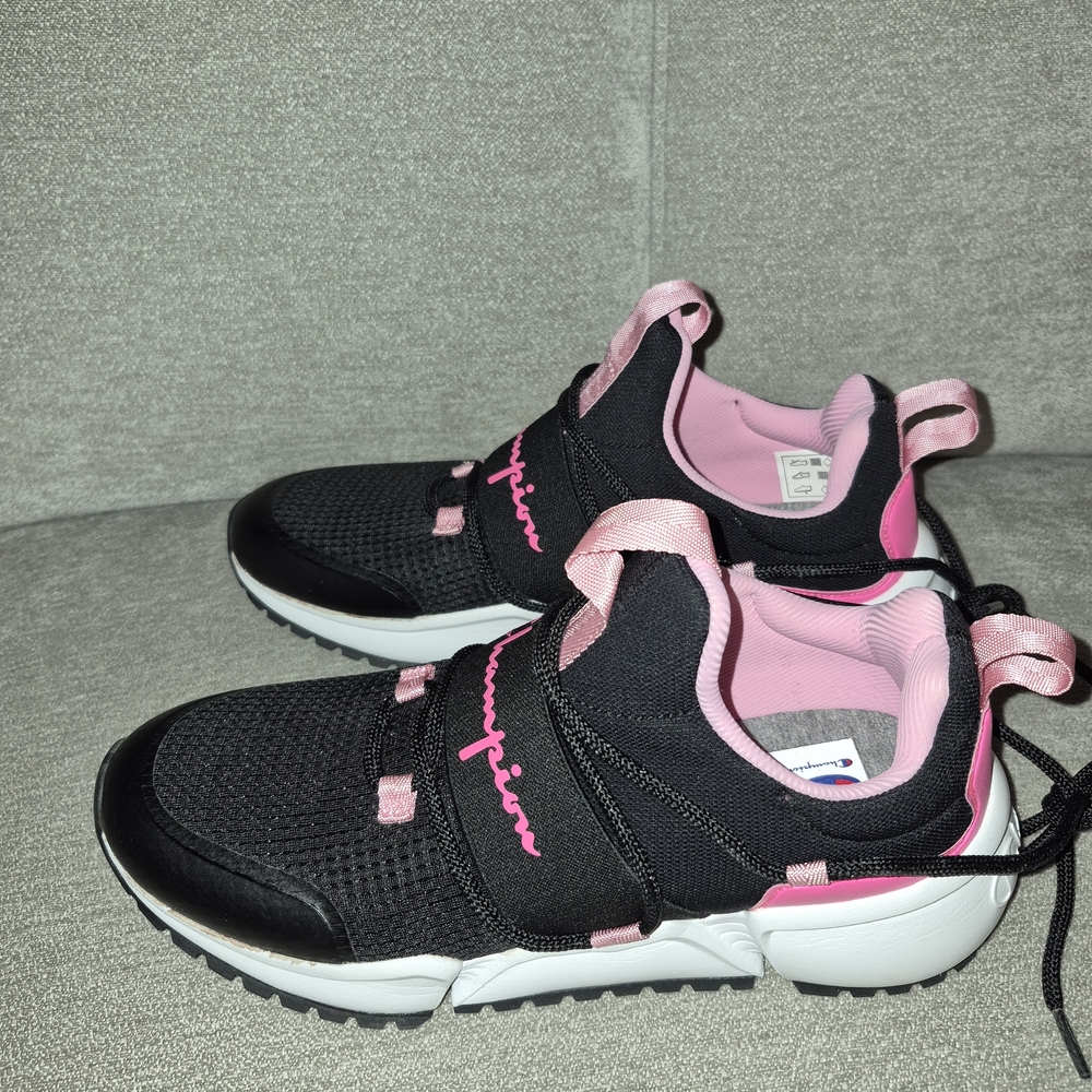 Champion Kids' Sneakers in Black and Pink